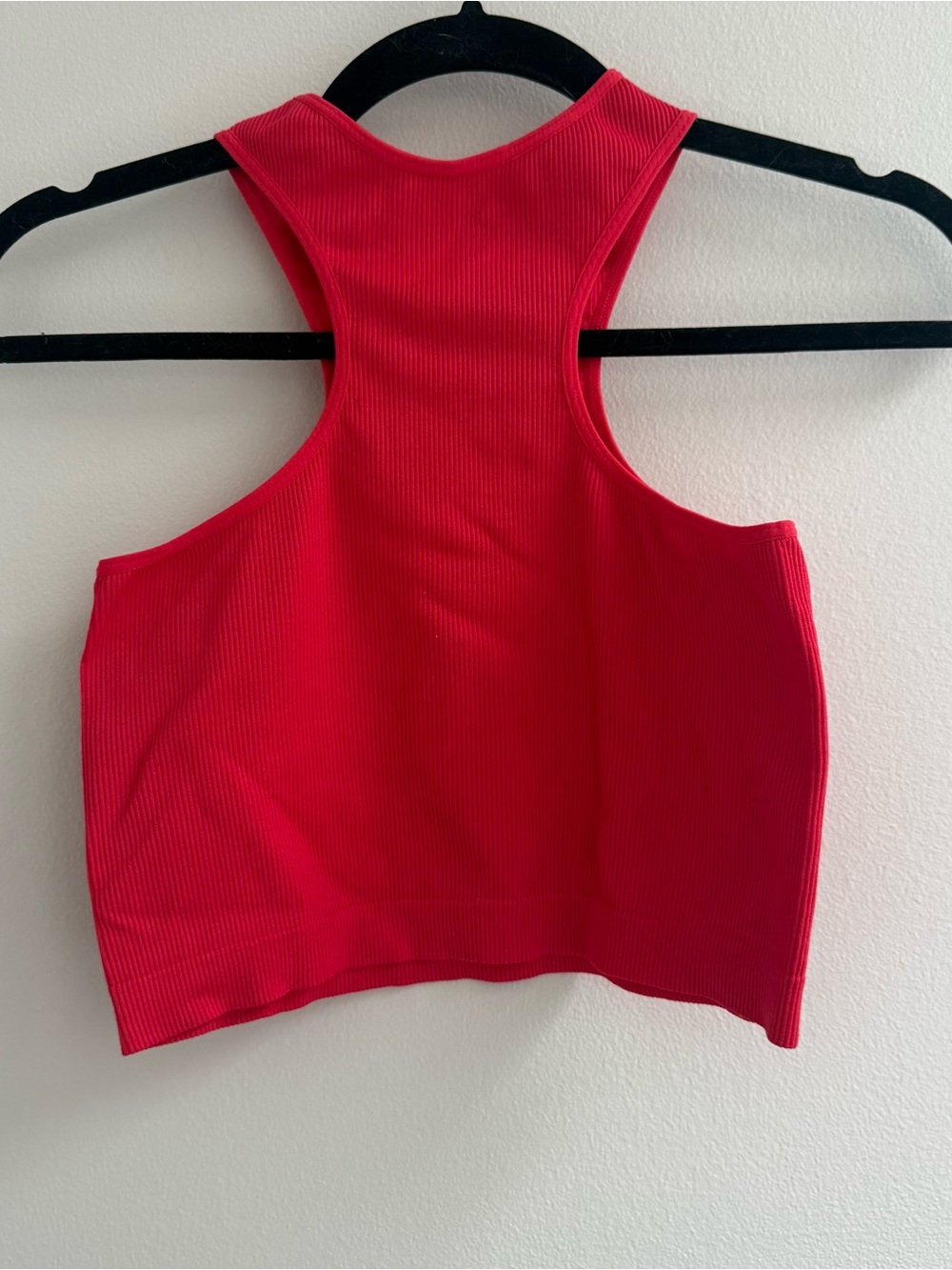 Wild Fable Red Ribbed Racerback Crop Top - Picture 4 of 4